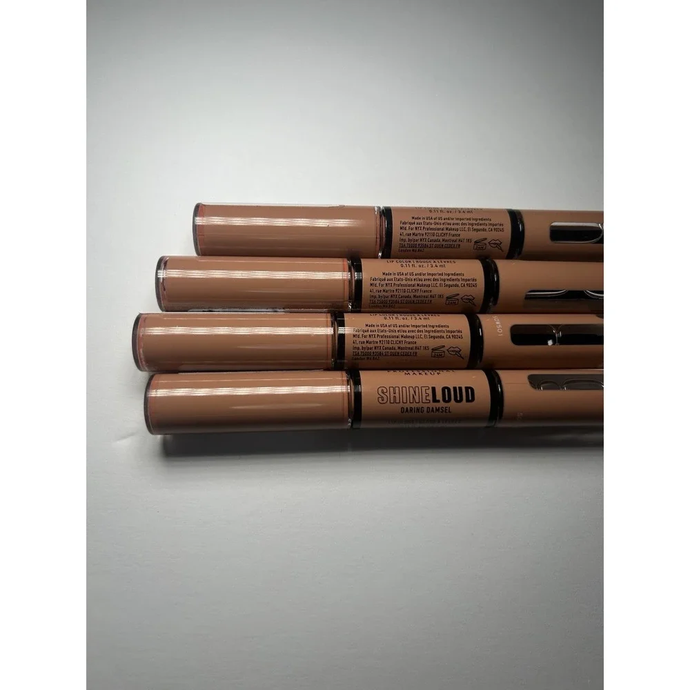 4 NYX Shine‎ Loud High Shine Lip Color - Daring Damsel
